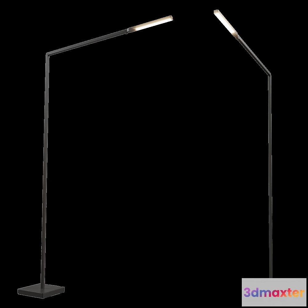 1656658 - Nemo Lighting - Floor lamp UNTITLED READING LINEAR 3D Max