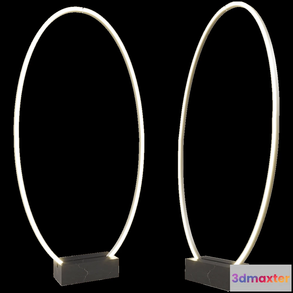 1656674 - Nemo Lighting - Floor lamp Ellisse 3D Max