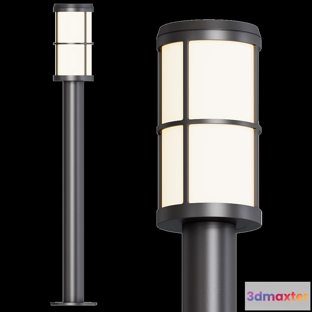 1656688 - Novotech - Ground lamp Street 370776 3D Max