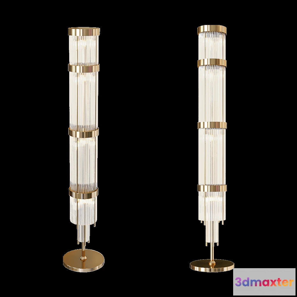 1656694 - Odeon Light - Floor lamp York 478812F 3D Max