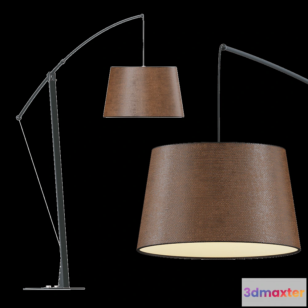 1656698 - Odeon Light - Floor lamp Bronx 40611F 3D Max