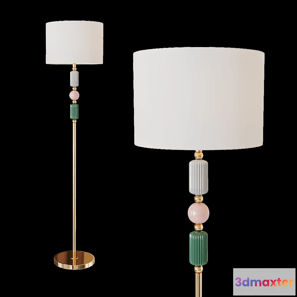 1656710 - Odeon Light - Floor lamp Candy 48611F 3D Max