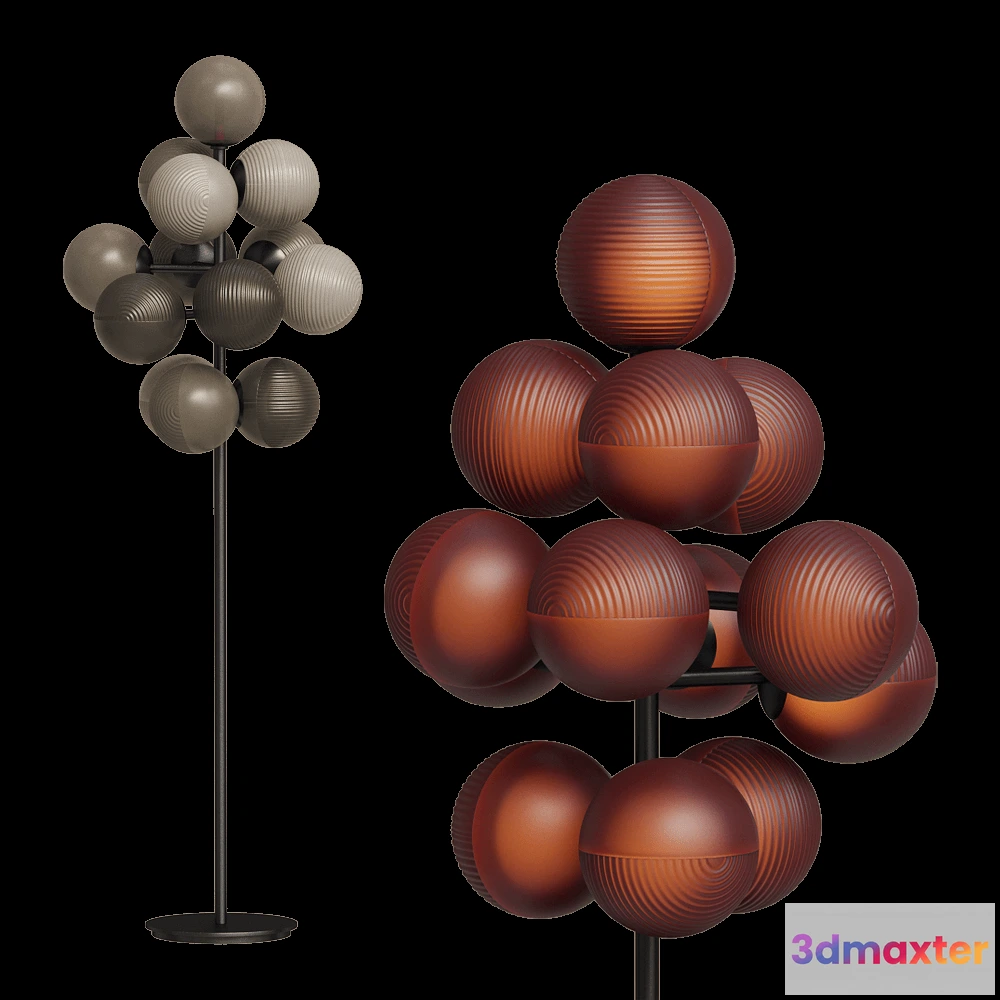 1656788 - Pulpo - Floor lamp Stellar grape 3D Max