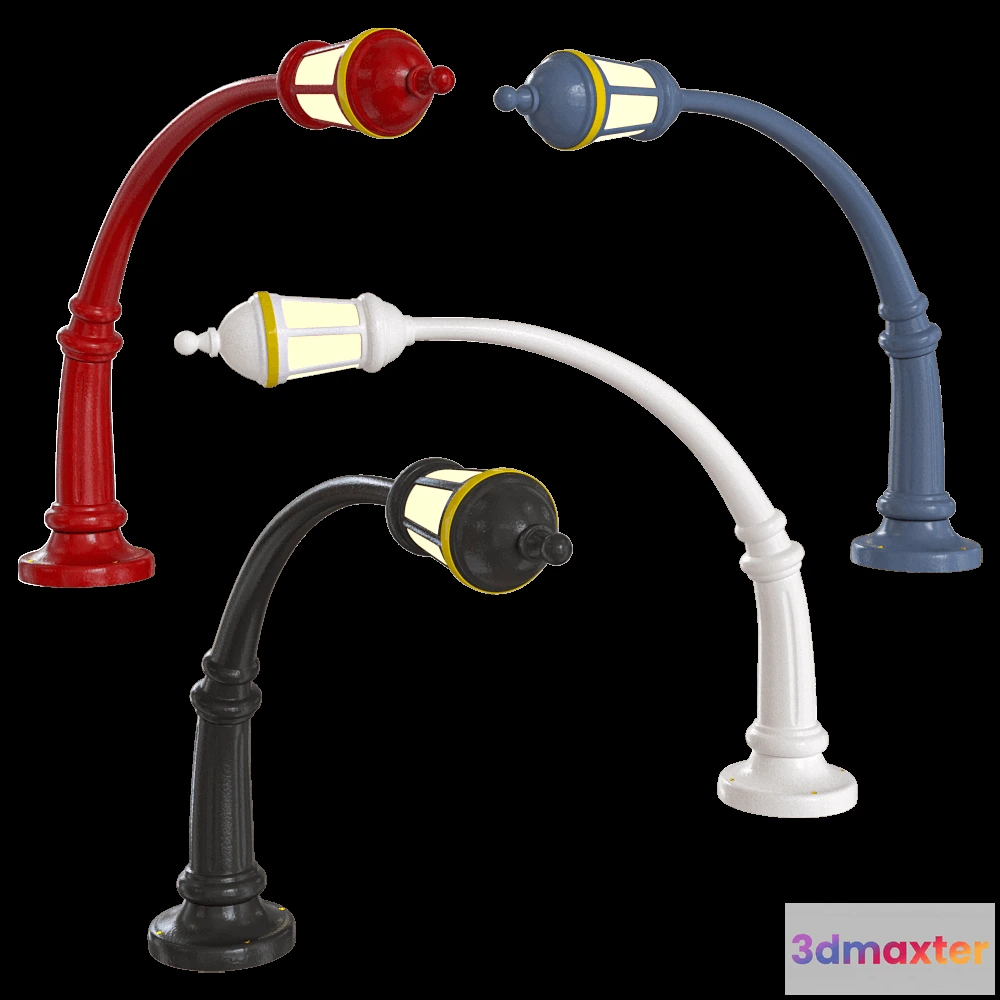 1656816 - SELETTI - Floor lamp Street 3D Max