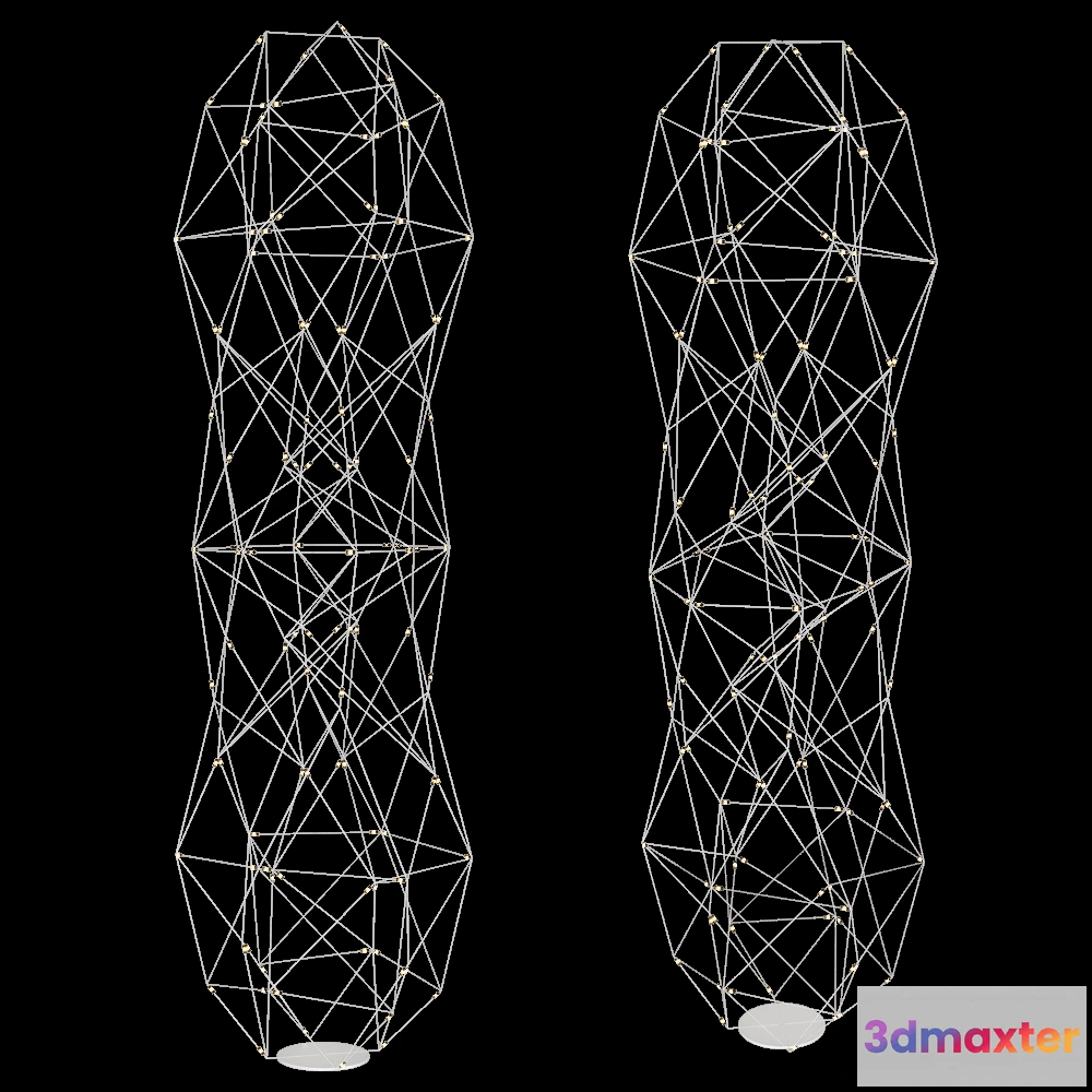 1656830 - SPATIAL - Floor lamp Shine 3D Max