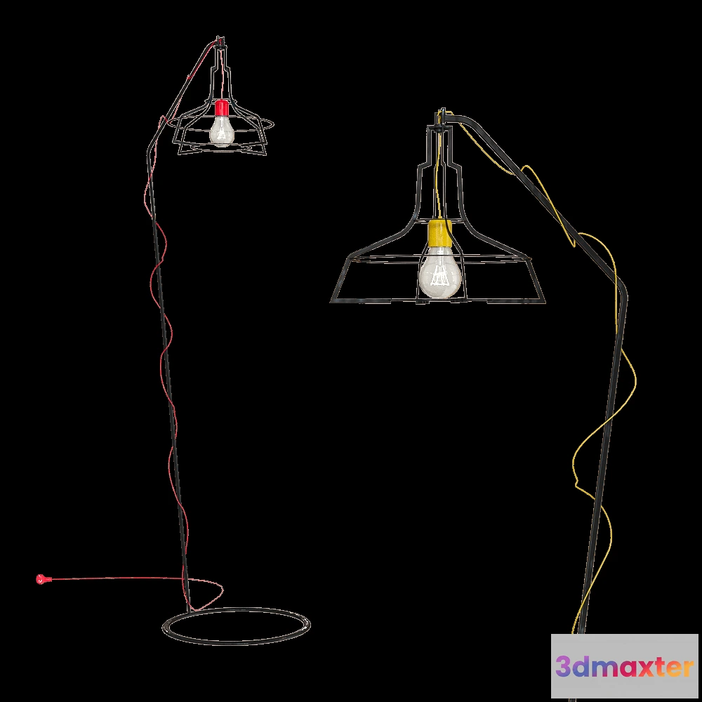 1656840 - Studio beam - Floor Lamp Floyd 3D Max