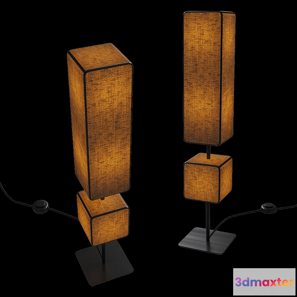 1656864 - TABISSO - Lamp exclamation mark 3D Max
