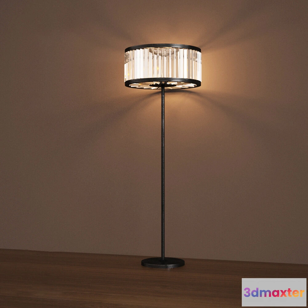 1656910 - lighting - Welles Crystal floor lamp 04 3D Max