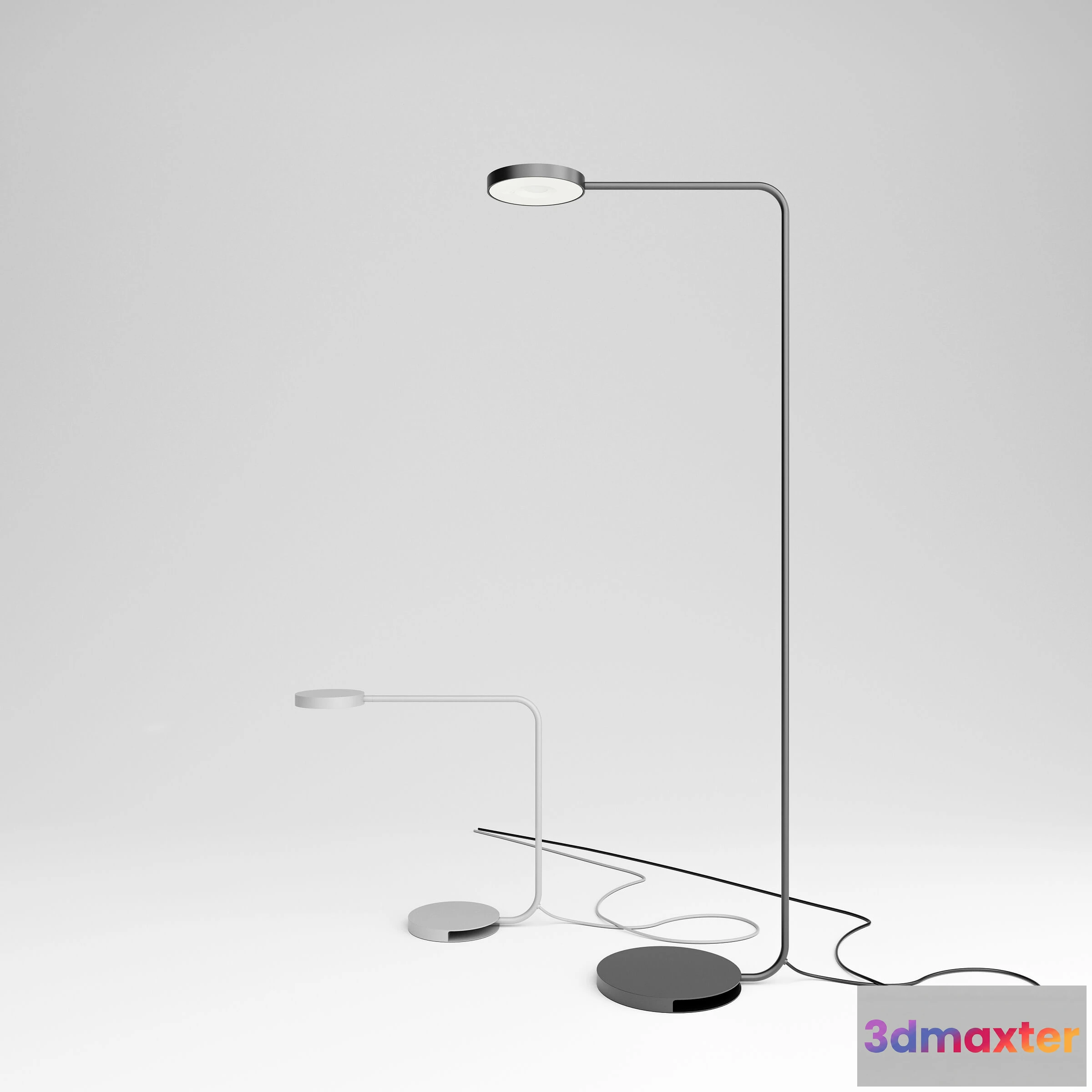 1657006 - lighting - IKEA Ypreling led lamps (table + floor) 3D Max