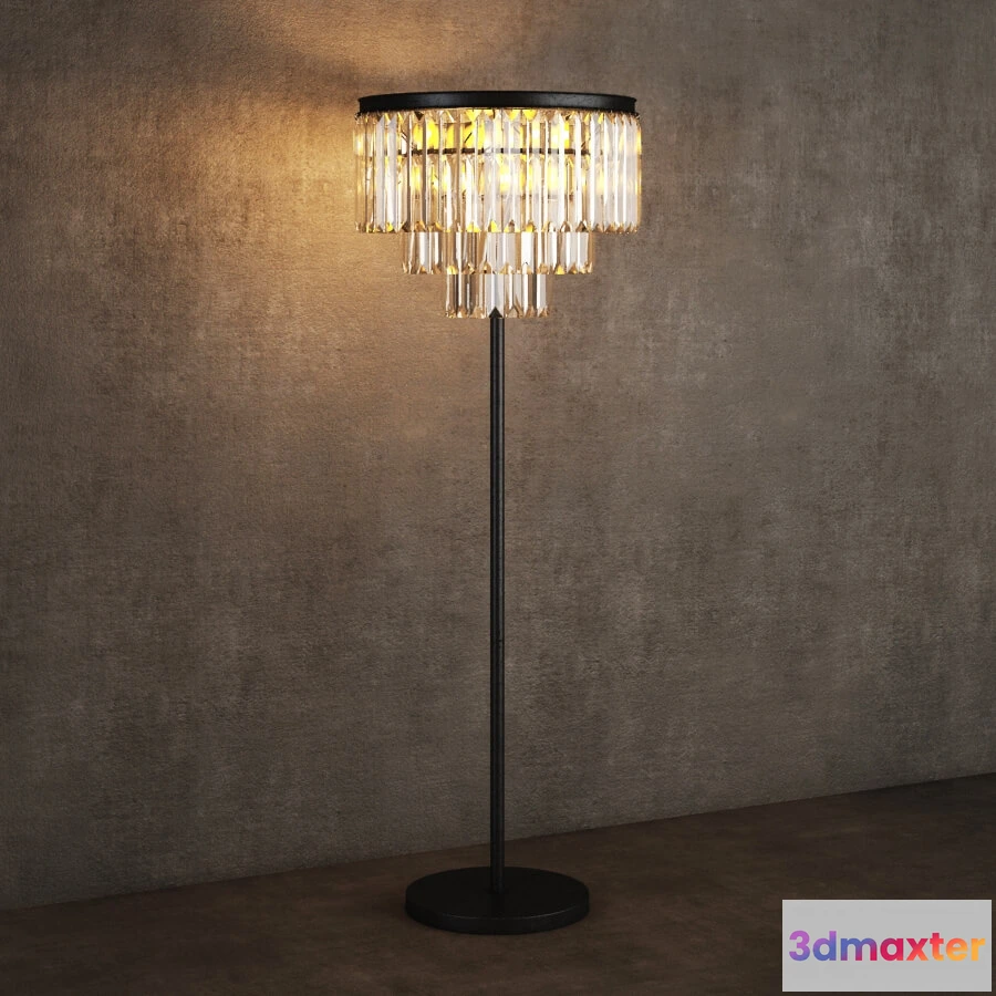 1657008 - lighting - Gramercy Home - floor lamp FL015-8-ABG 3D Max