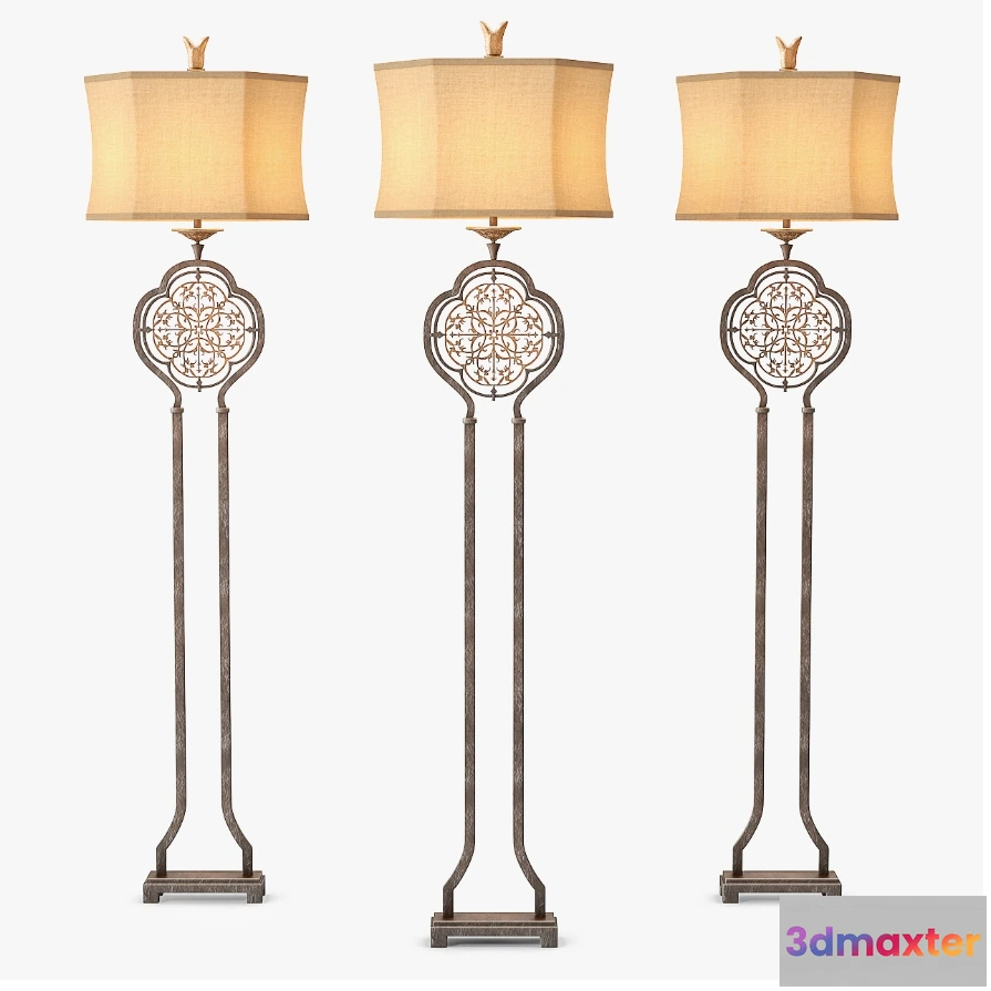 1657014 - lighting - Murray Feiss Marcella 1Lt floor lamp 3D Max