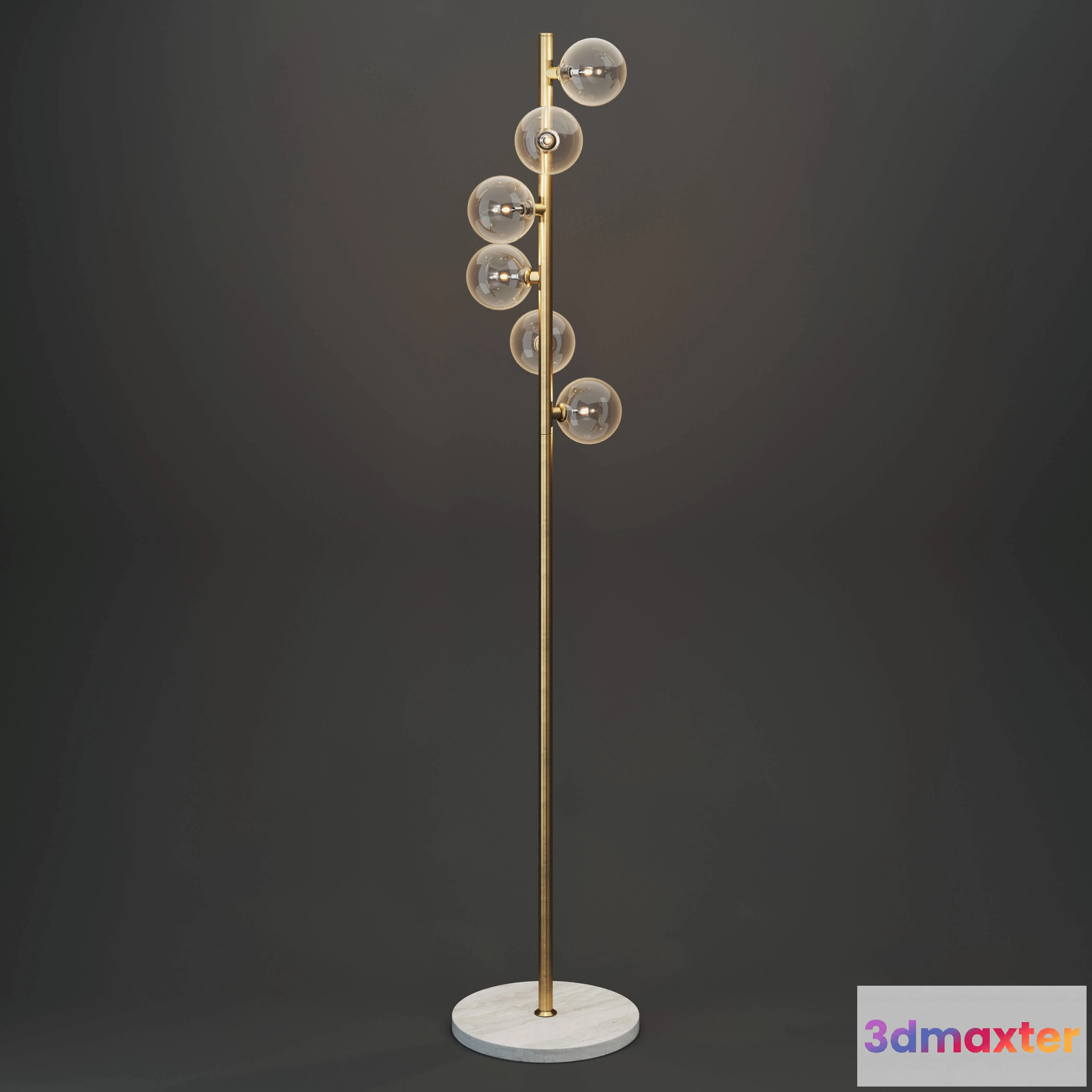 1657034 - lighting - Gramercy Home - Fabienne floor lamp FL049-6 3D Max