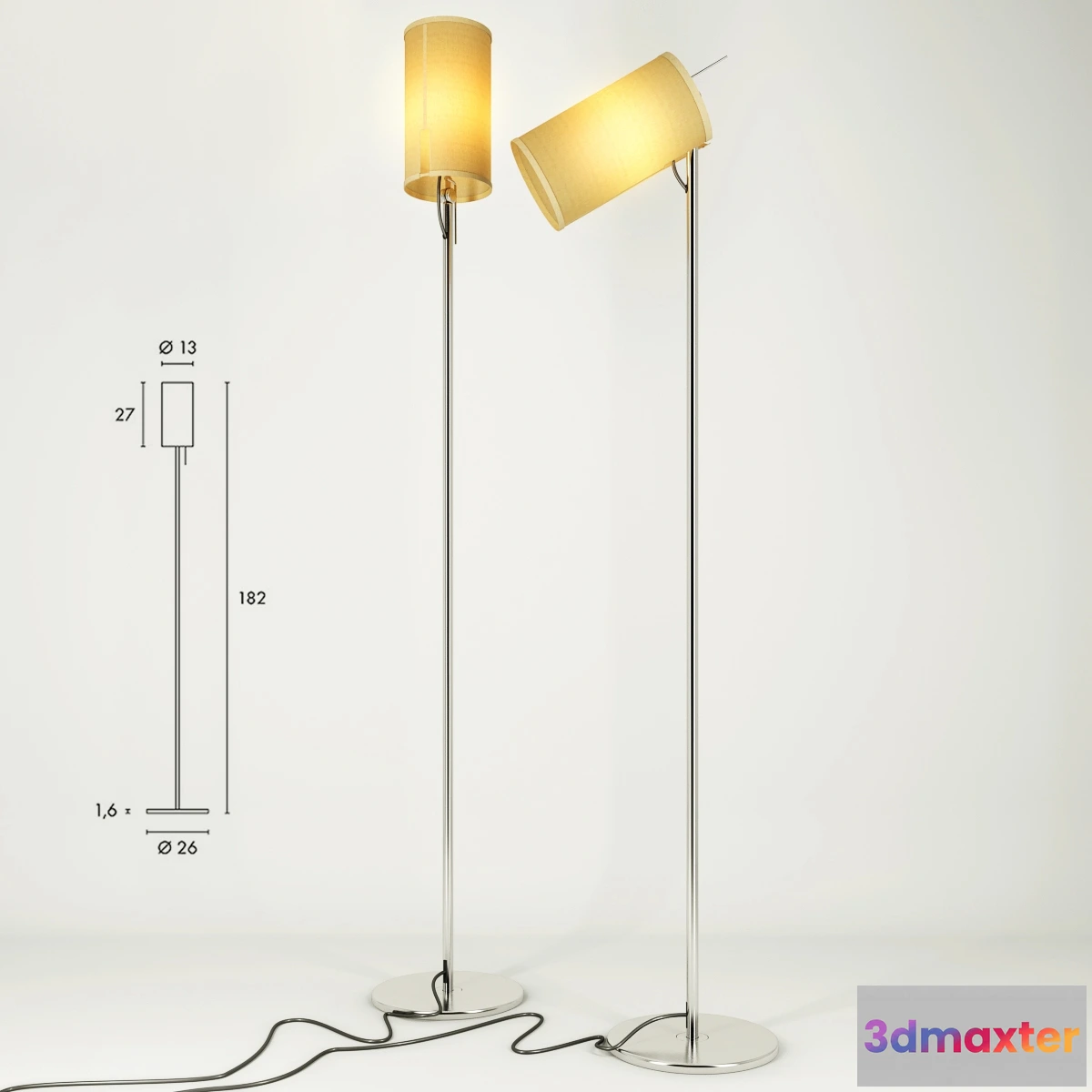 1657046 - lighting - SLV Soprana lamp SL-3 3D Max