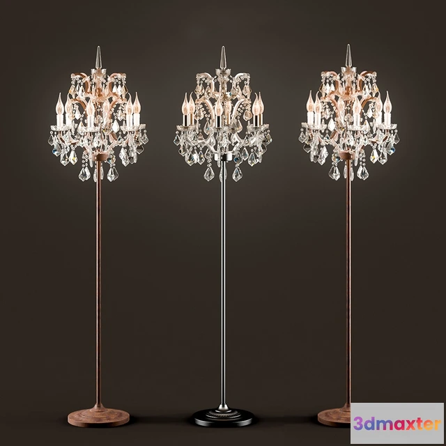 1657108 - lighting - Floor Lamp Crystal 3D Max