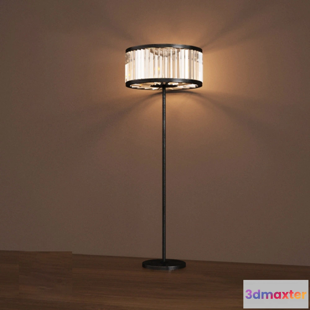1657276 - lighting - Floor lamp with crystal elements 3D Max