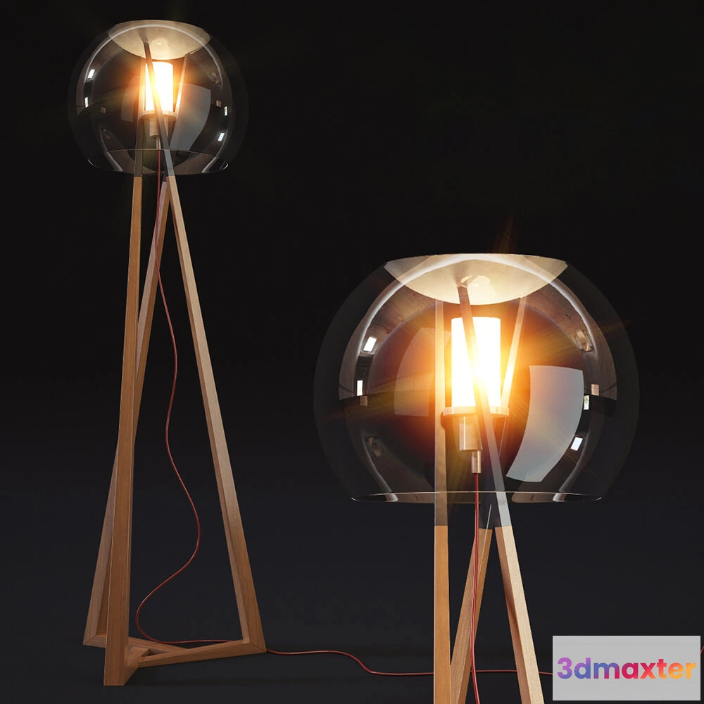 1657280 - lighting - Contemporary floor lamp Cattelan Italia Compass 3D Max