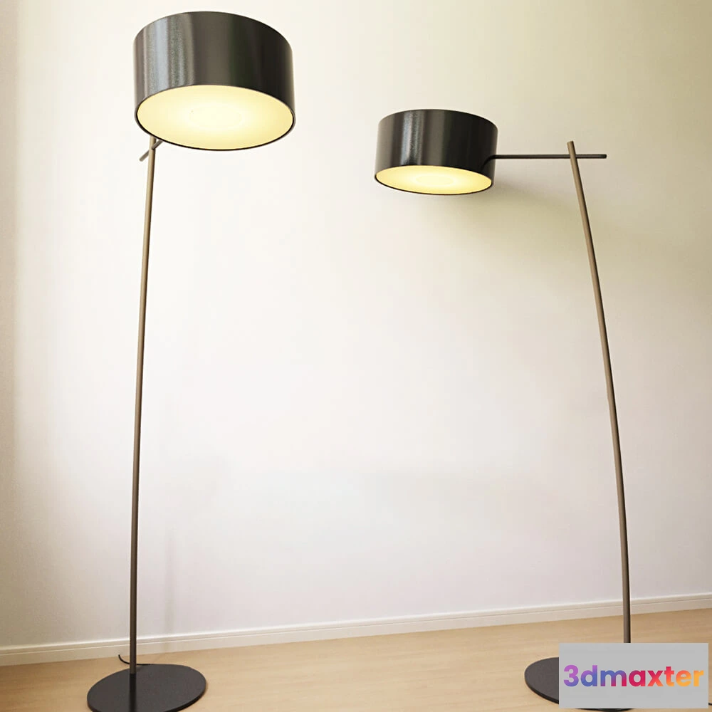 1657288 - lighting - Roll and Hill Contemporary Floor Lamp 3D Max