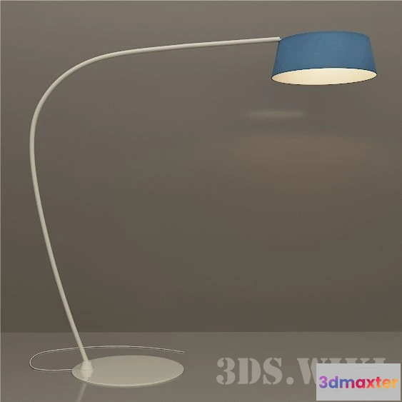 1657306 - lighting - Floor lamp Linea Light Oxygen FL1 8101 3D Max