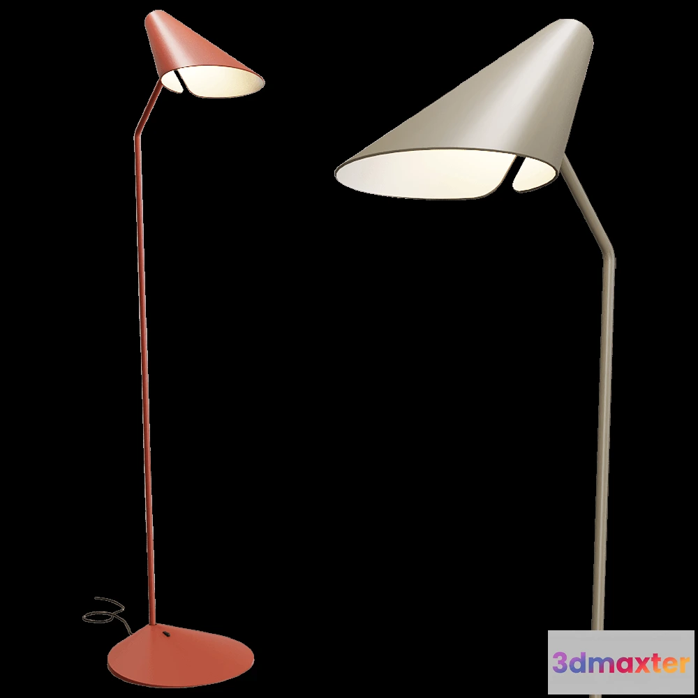 1657332 - Vibia - Floor lamp I.Cono - 0712 3D Max