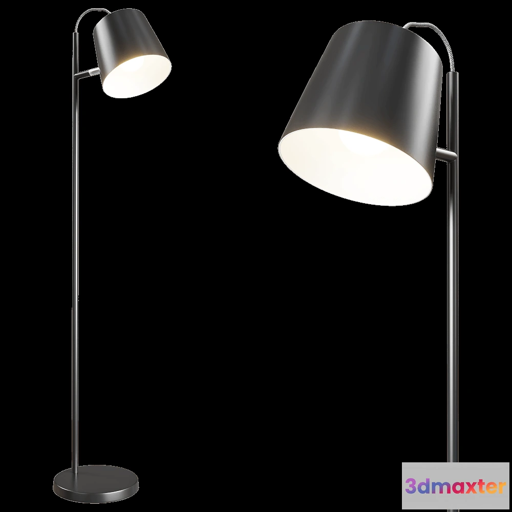 1657372 - Zuiver Group   - Floor lamp Buckle Head black 3D Max