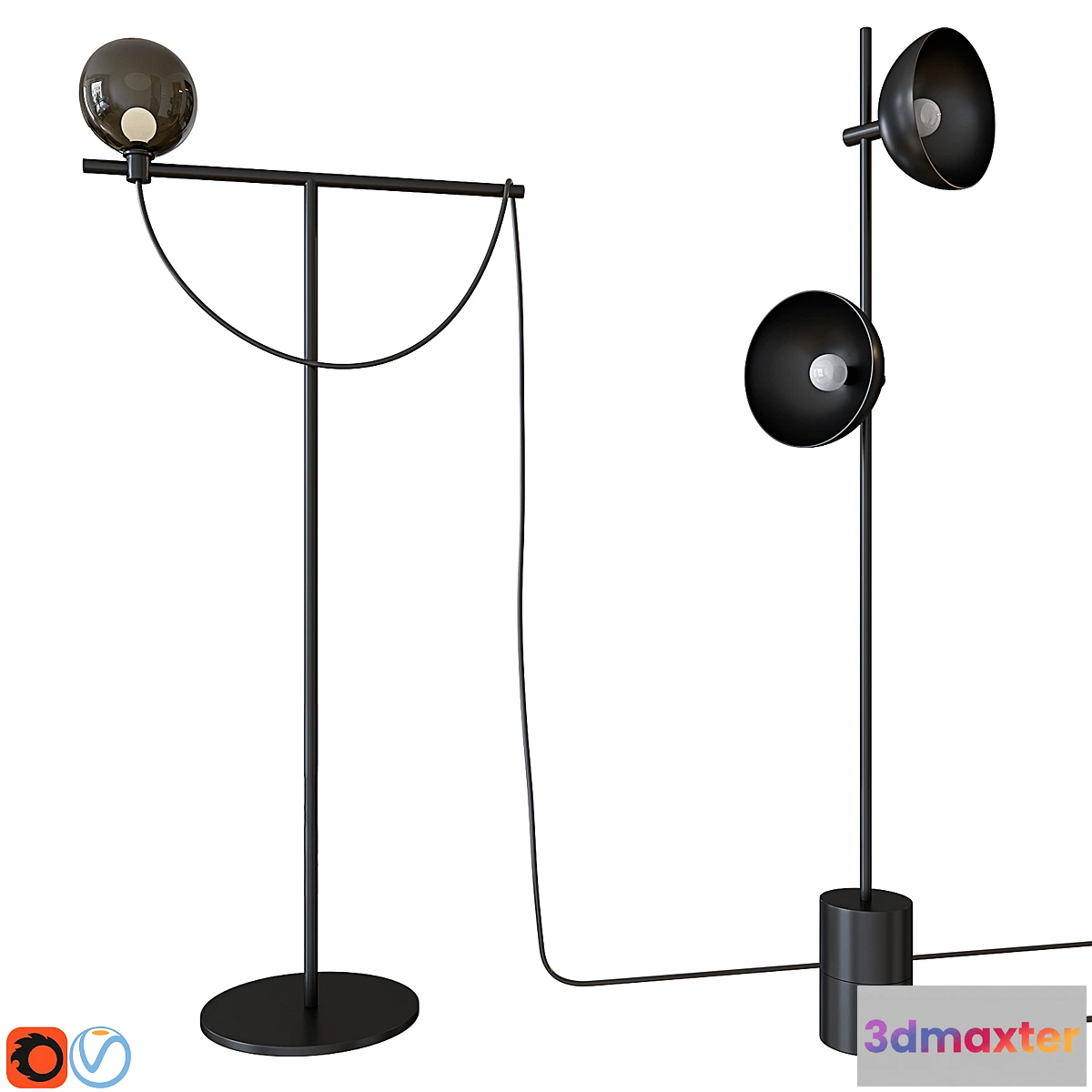 564471 - HANDVÄRK Studio Floor Lamp GLOBE FLOOR LAMP