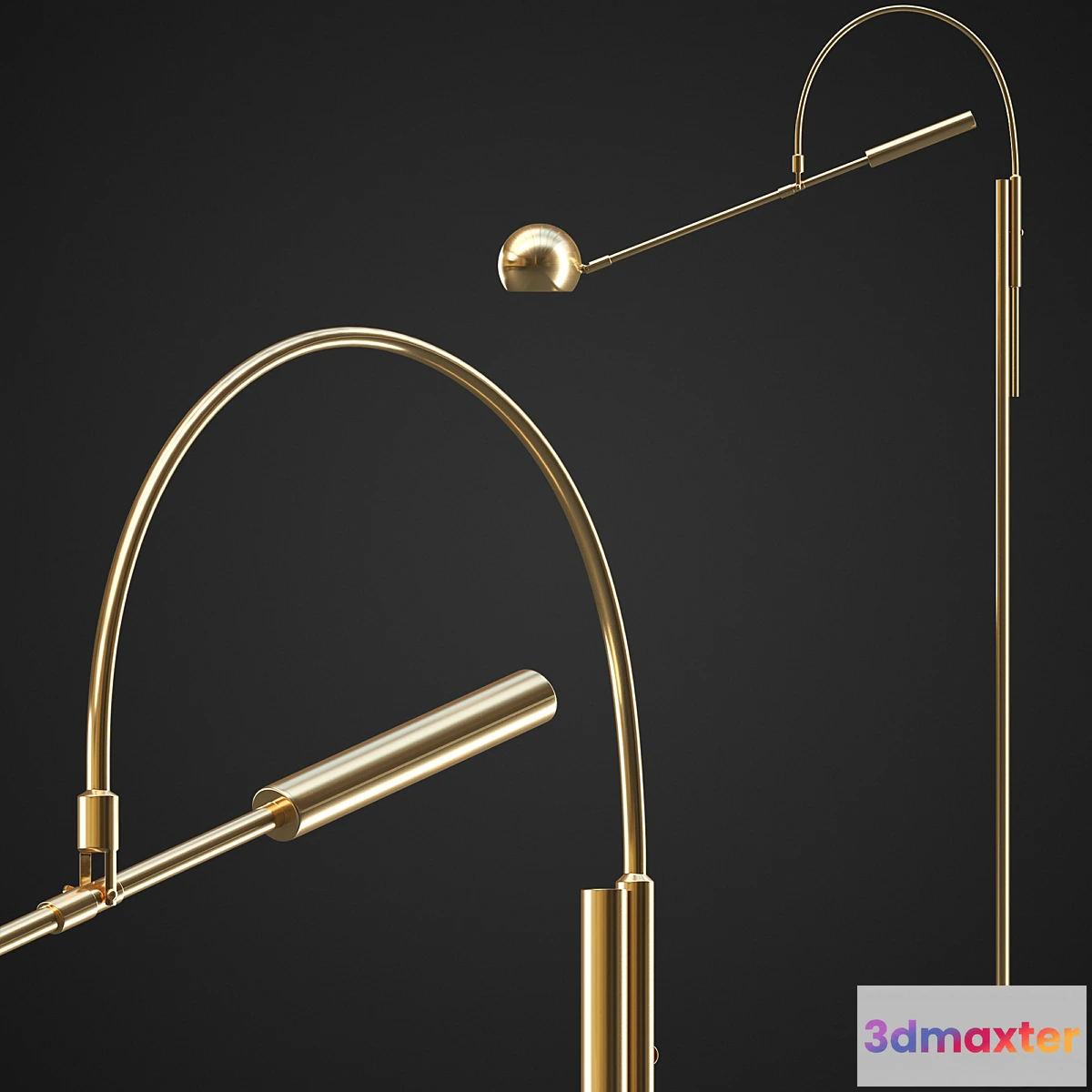 564553 - Floor lamp Restoration Hardware Orbiter II