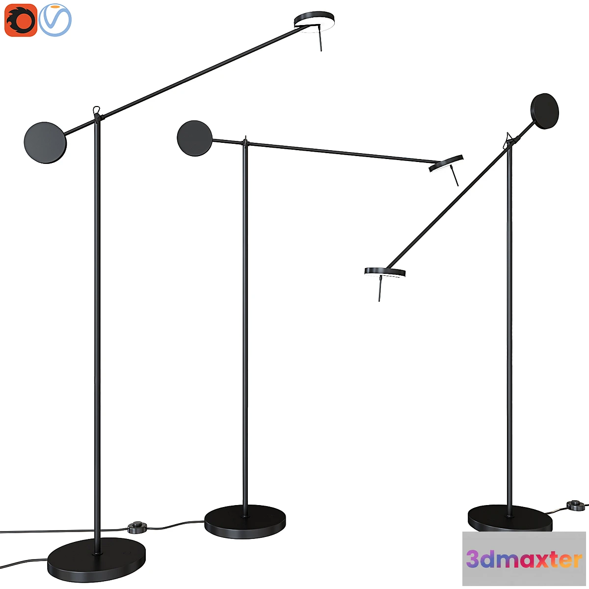 564565 - Floor lamp GROK INVISIBLE 2700K 25-7385-05-05