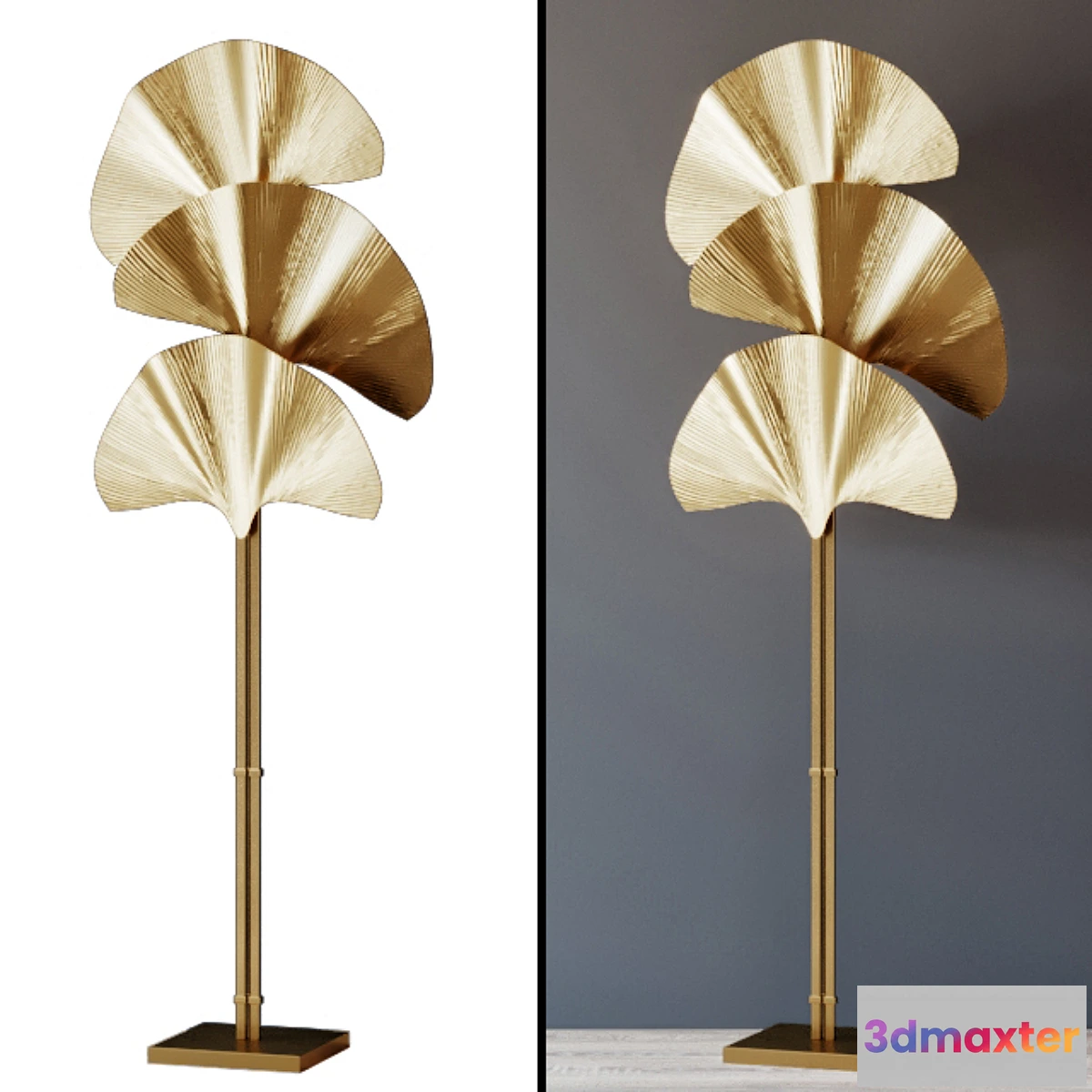 564679 - Floor Lamp Floor Lamp Las Palmas Gold