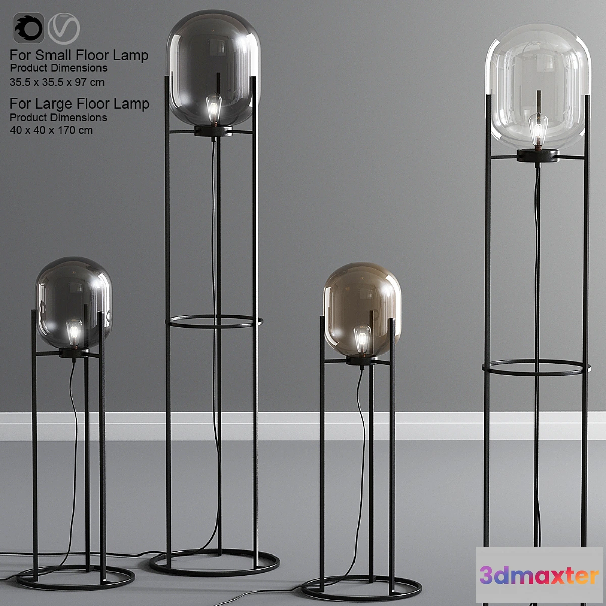 564911 - Modern floor lamps
