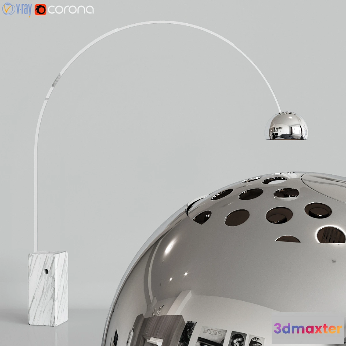 564913 - Arco Flos Floor Lamp