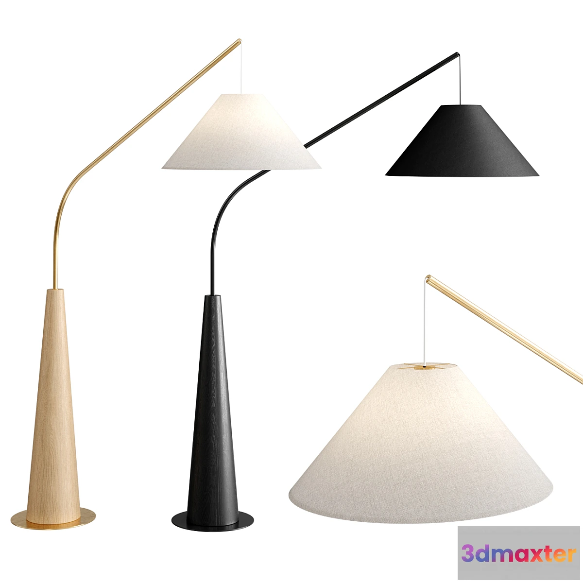 564941 - Gibson Hanging Arc Floor Lamp