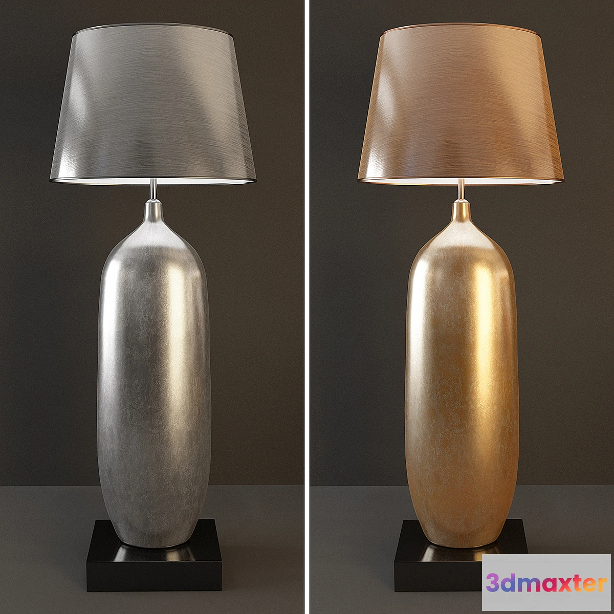 575038 - Maxlight Class floor lamp (silver and gold)