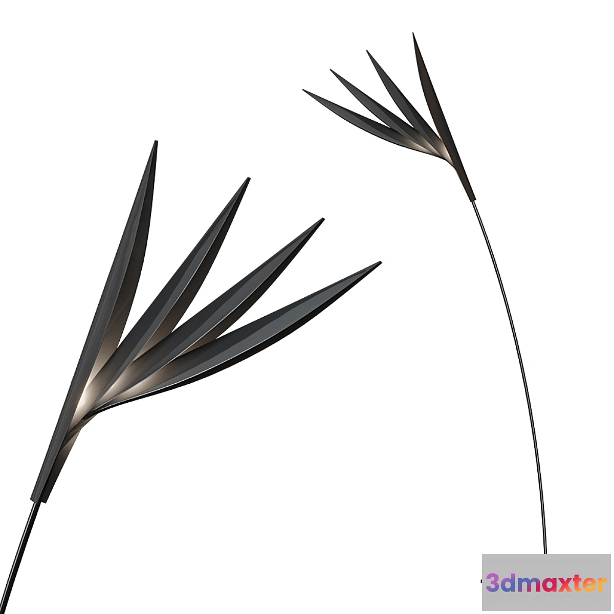 593454 - Flou Ebony Floor Lamp