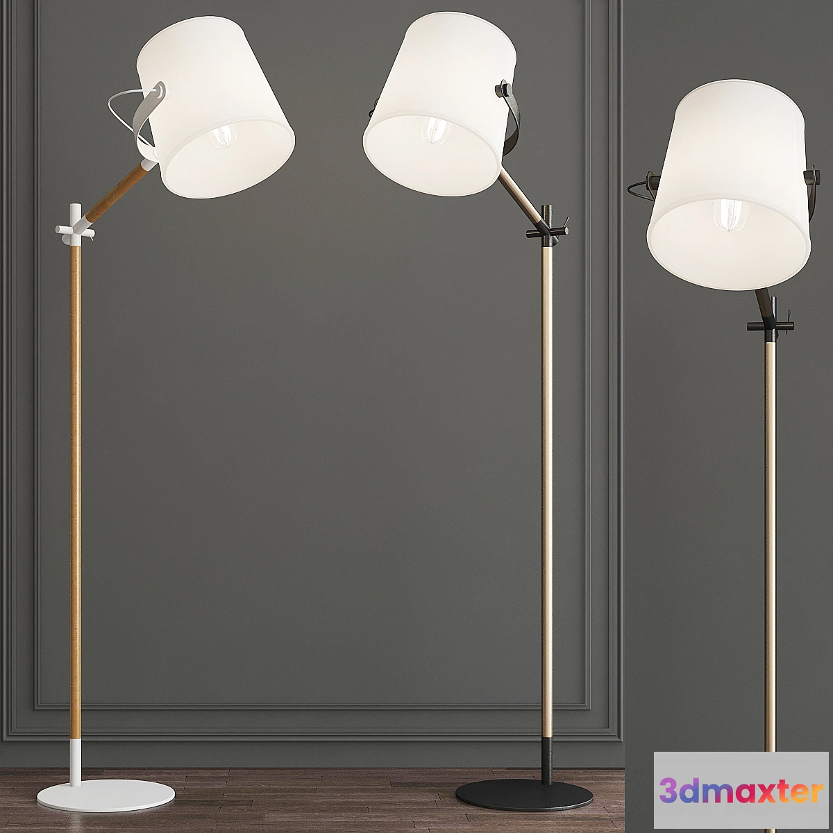 613657 - Floor lamp by Gerhort No. 3