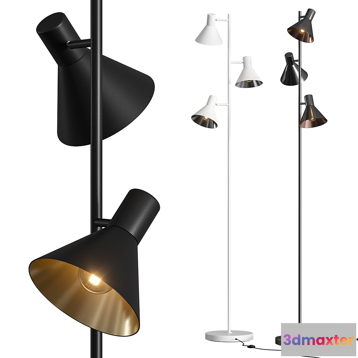 613665 - Terzo Light Harvey Floor Lamps