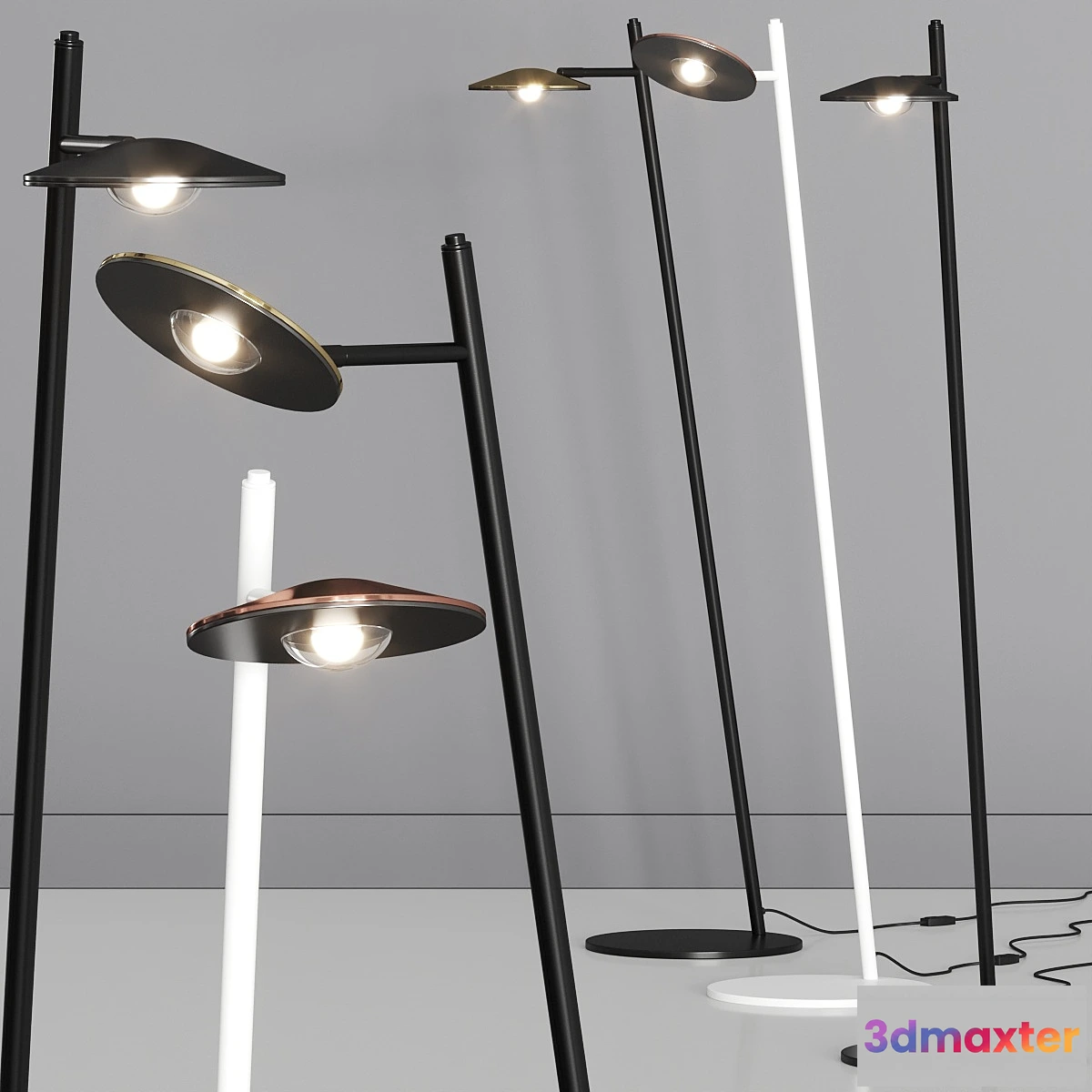 613691 - Millelumen Casablanca Rising Floor Lamps