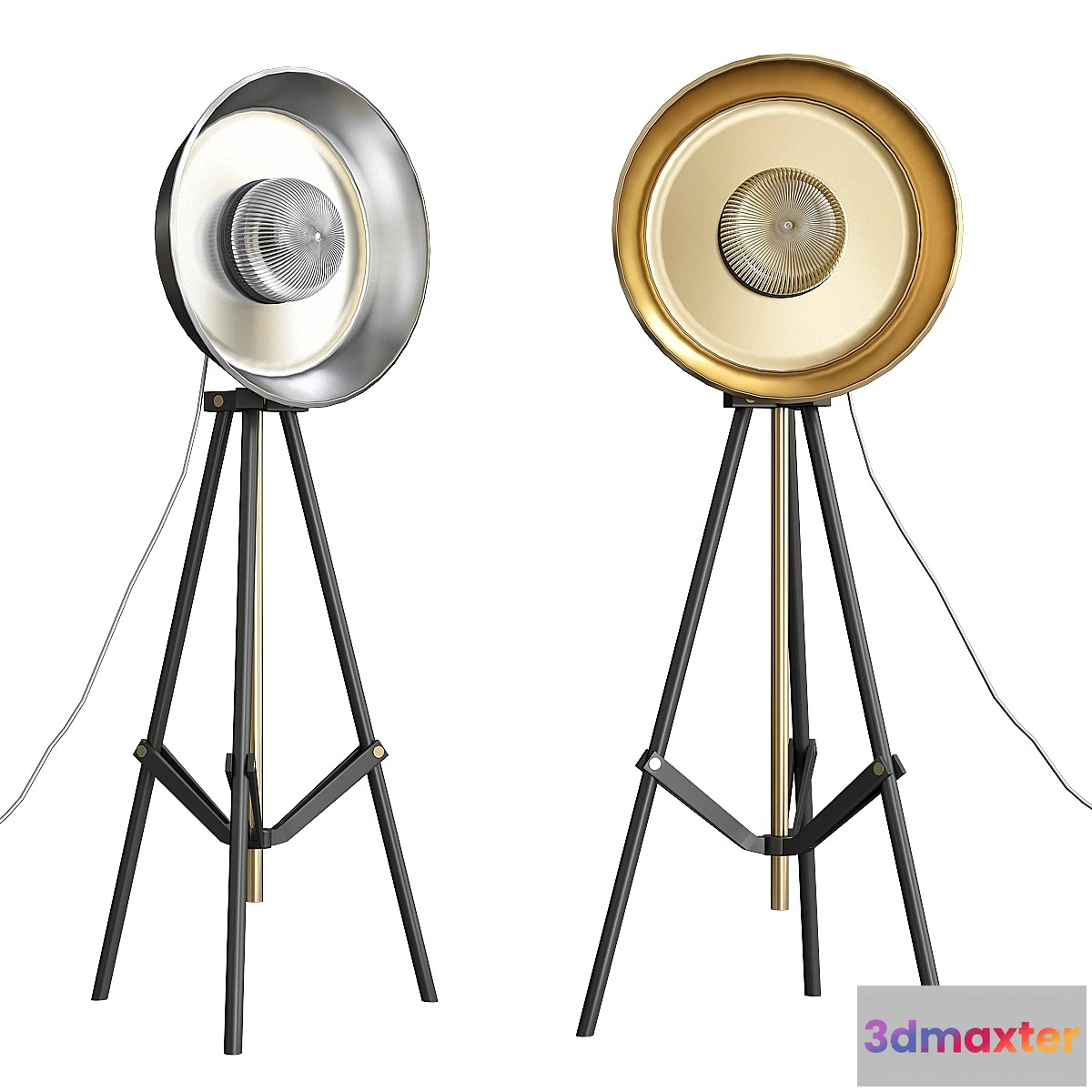 613717 - Ilaria Floor Lamp Triple