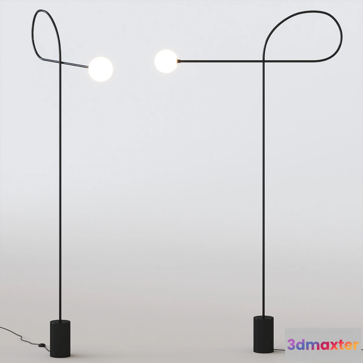 613769 - Bow Floor Lamp by Estudio Persona