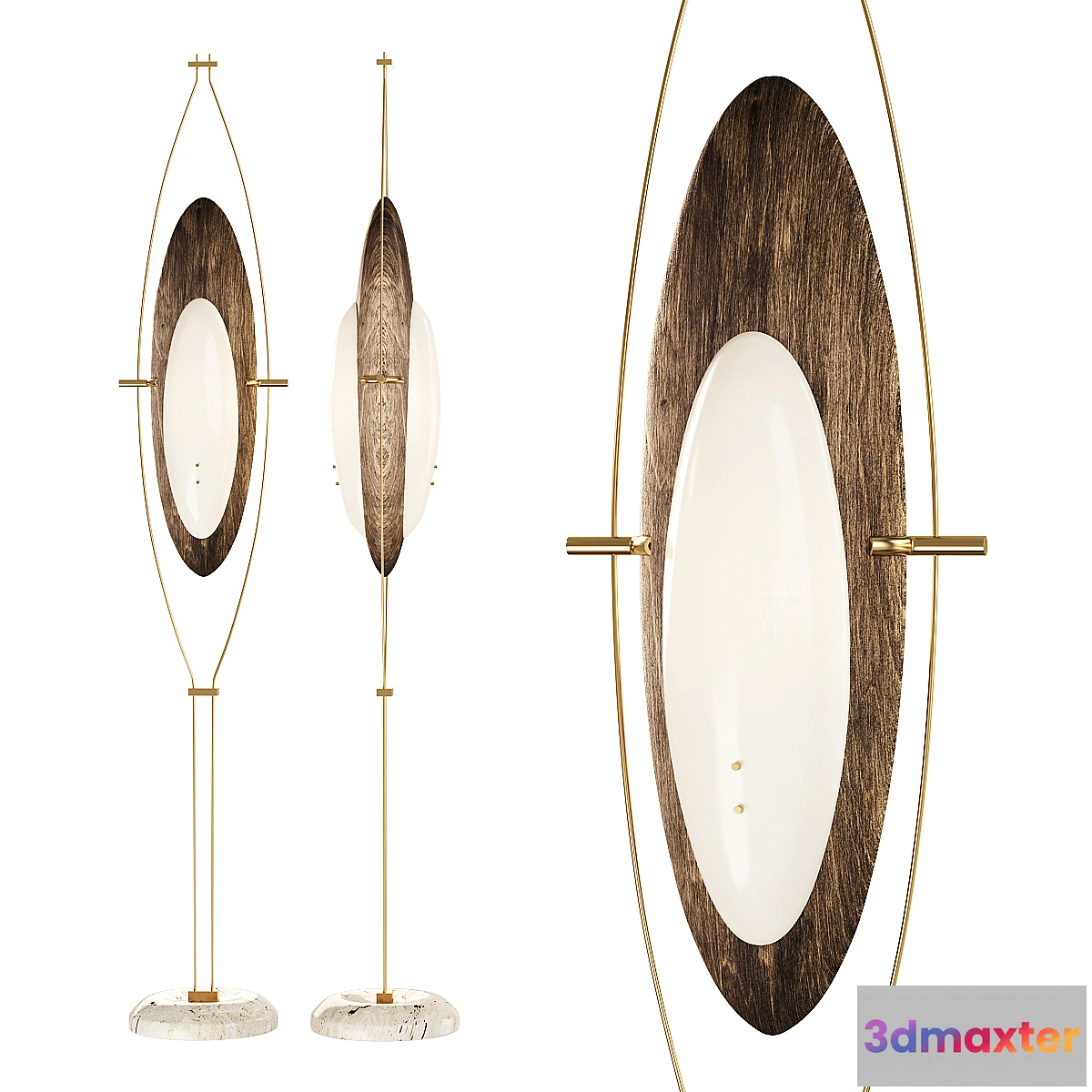 613781 - Sculptural Floor Lamp by Goffredo Reggiani