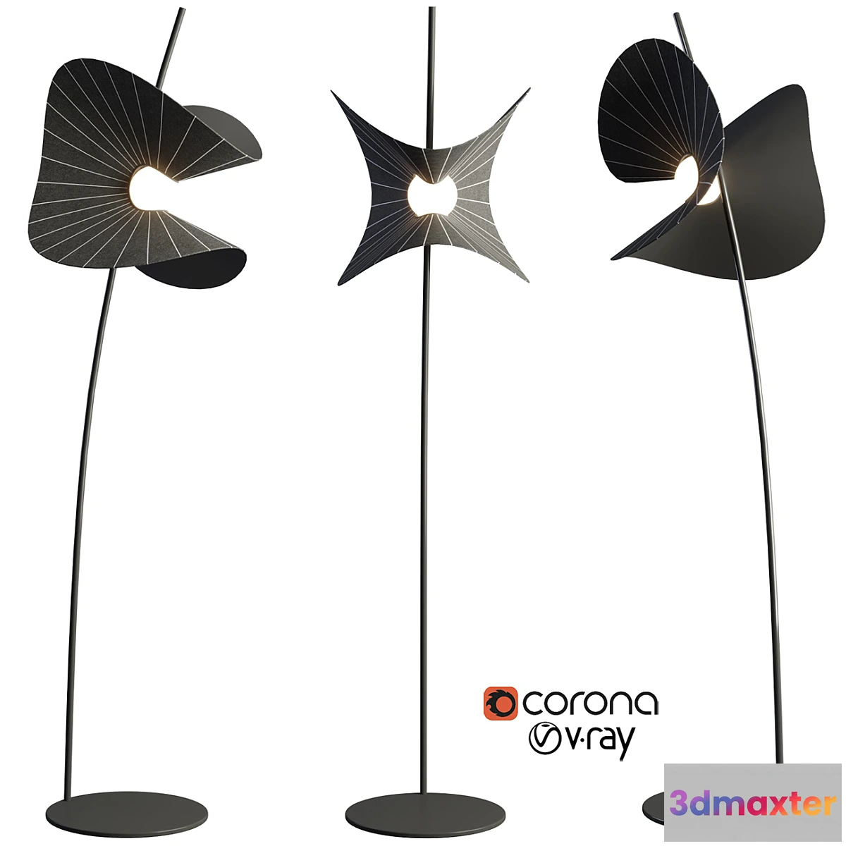 613835 - MARIPOSA FLOORLAMP
