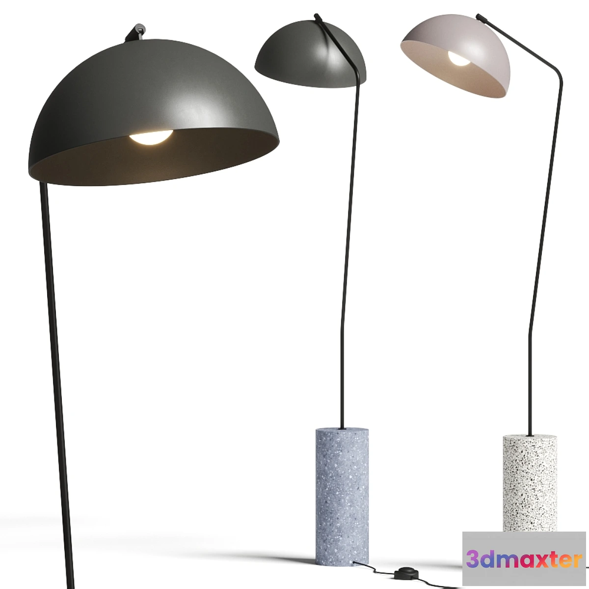 613861 - Luminaire Authentik Dome Floor Lamps
