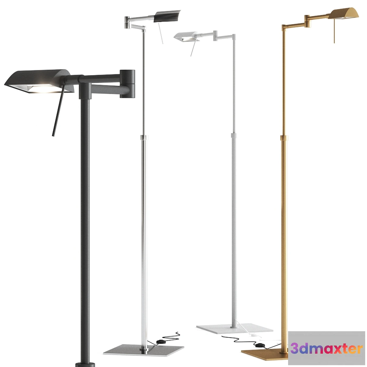 613873 - LENG Metal floor lamp by Aromas del Campo