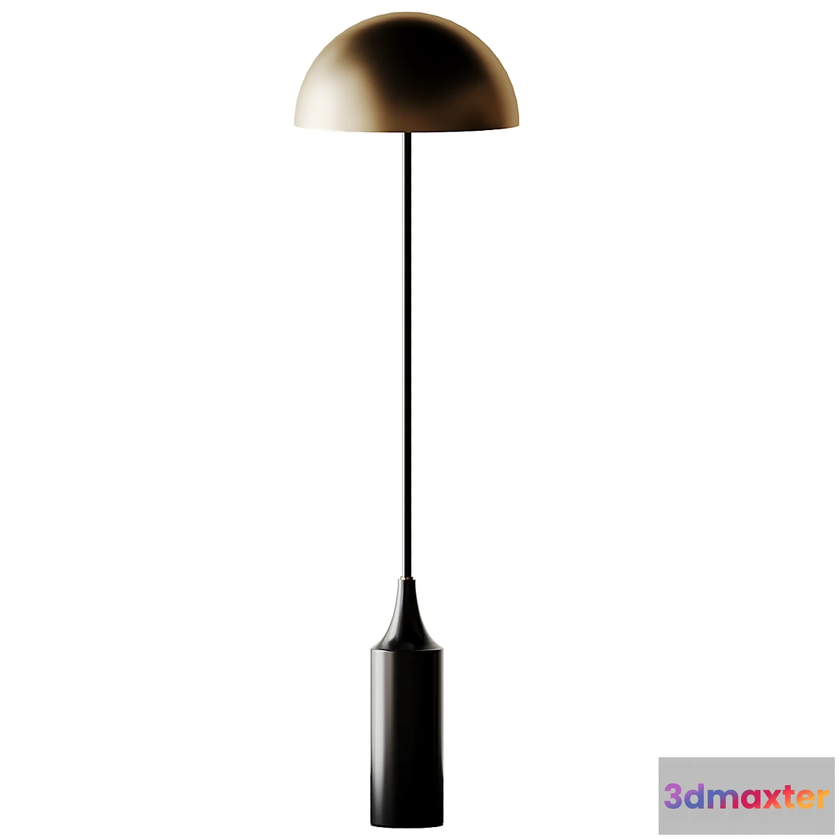 614019 - Hudson Steel Shade Floor Lamp