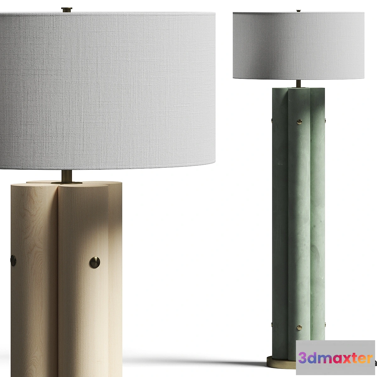 617718 - Palecek Cardiff Floor Lamp