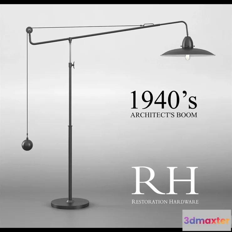 625583 - RH_1940S ARCHITECT’S BOOM FLOOR LAMP