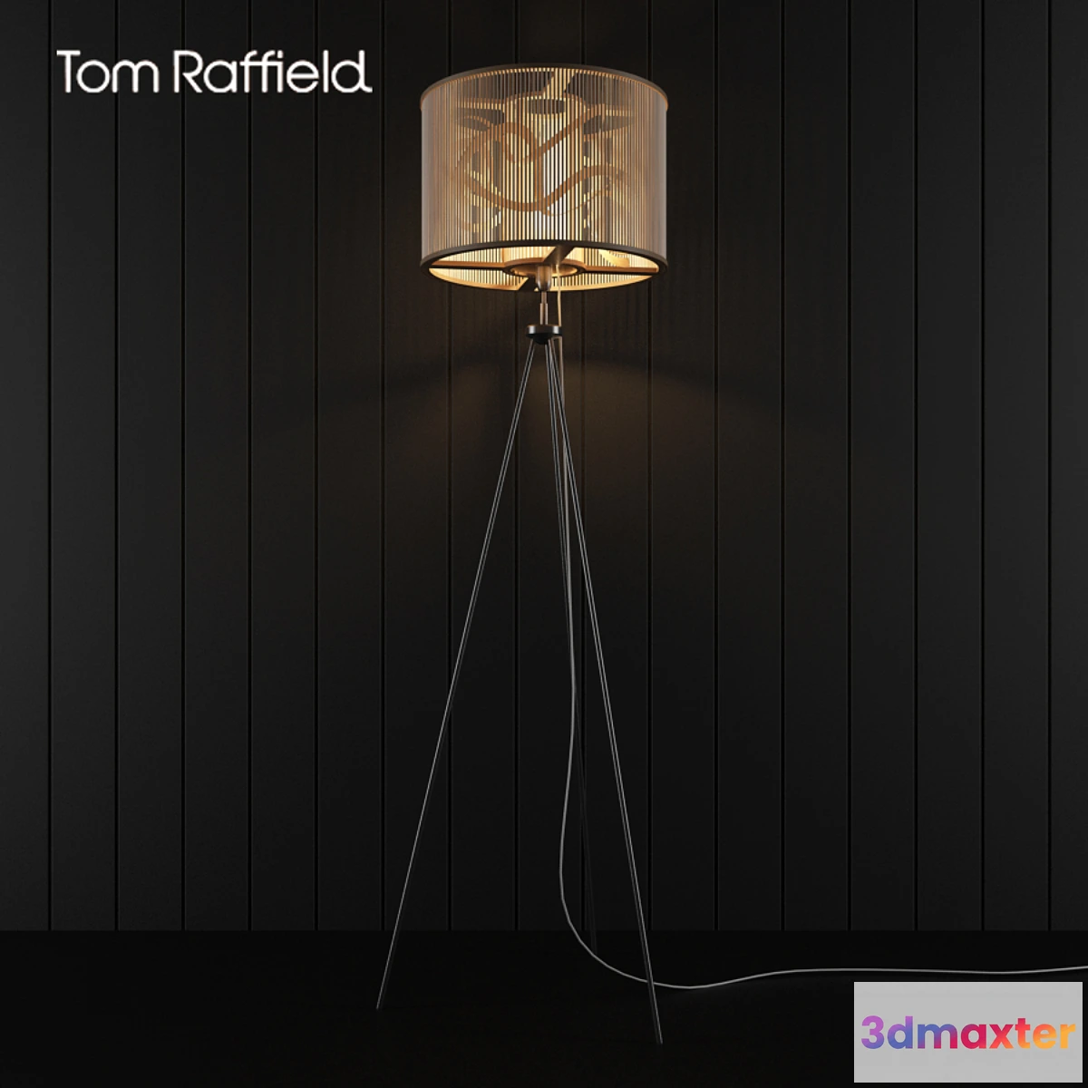 637337 - Tom Raffield - Cage Floor Light