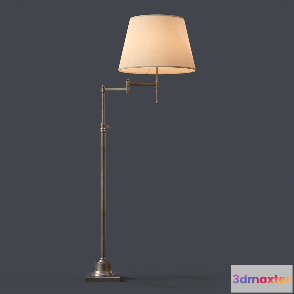 640617 - Restoration Hardware Library Swing-Arm Floor Lamp