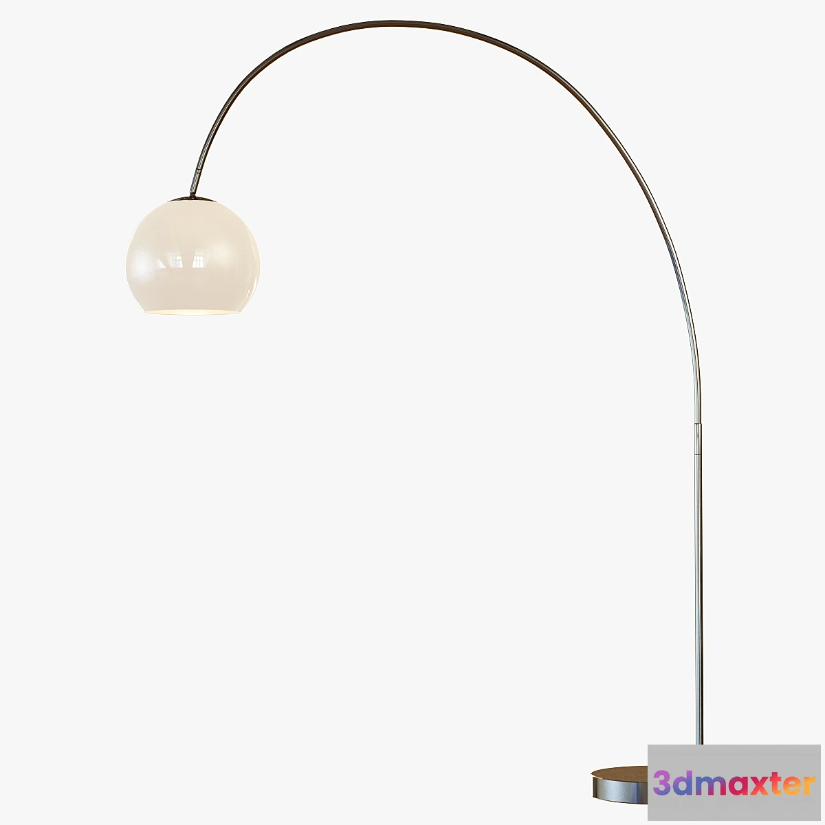 646635 - Overarching Acrylic Shade Floor Lamp