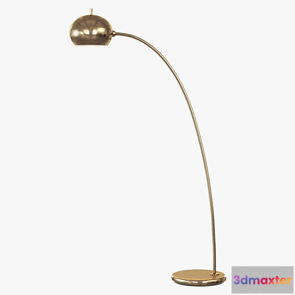 646643 - Petite Arc Metal Floor Lamp