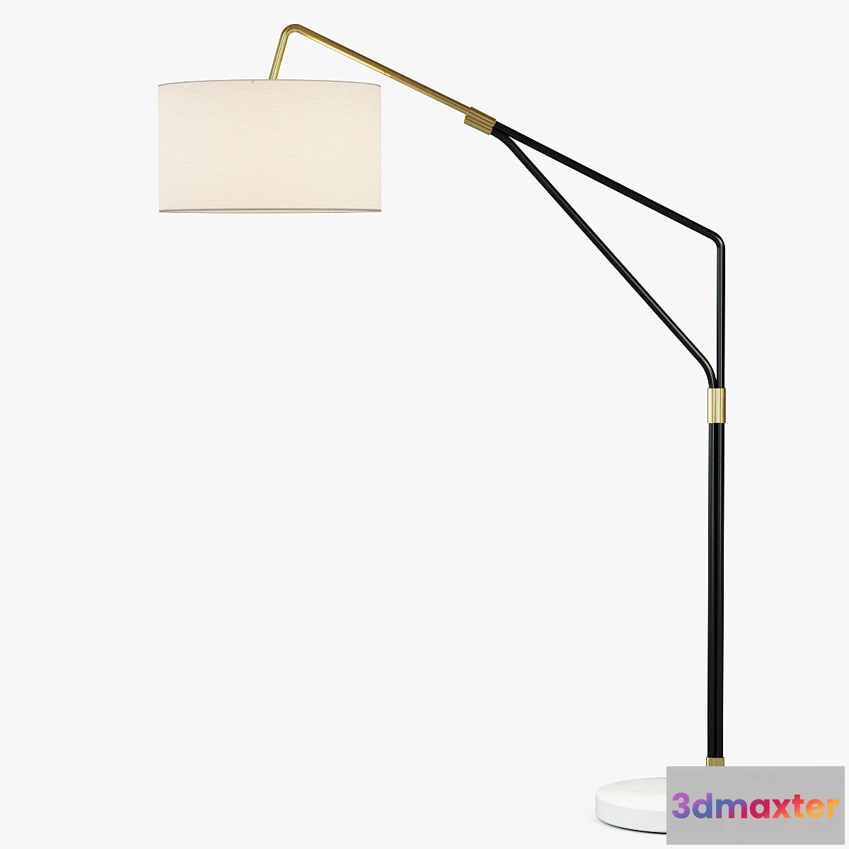 651003 - Mid-Century Overarching Floor Lamp